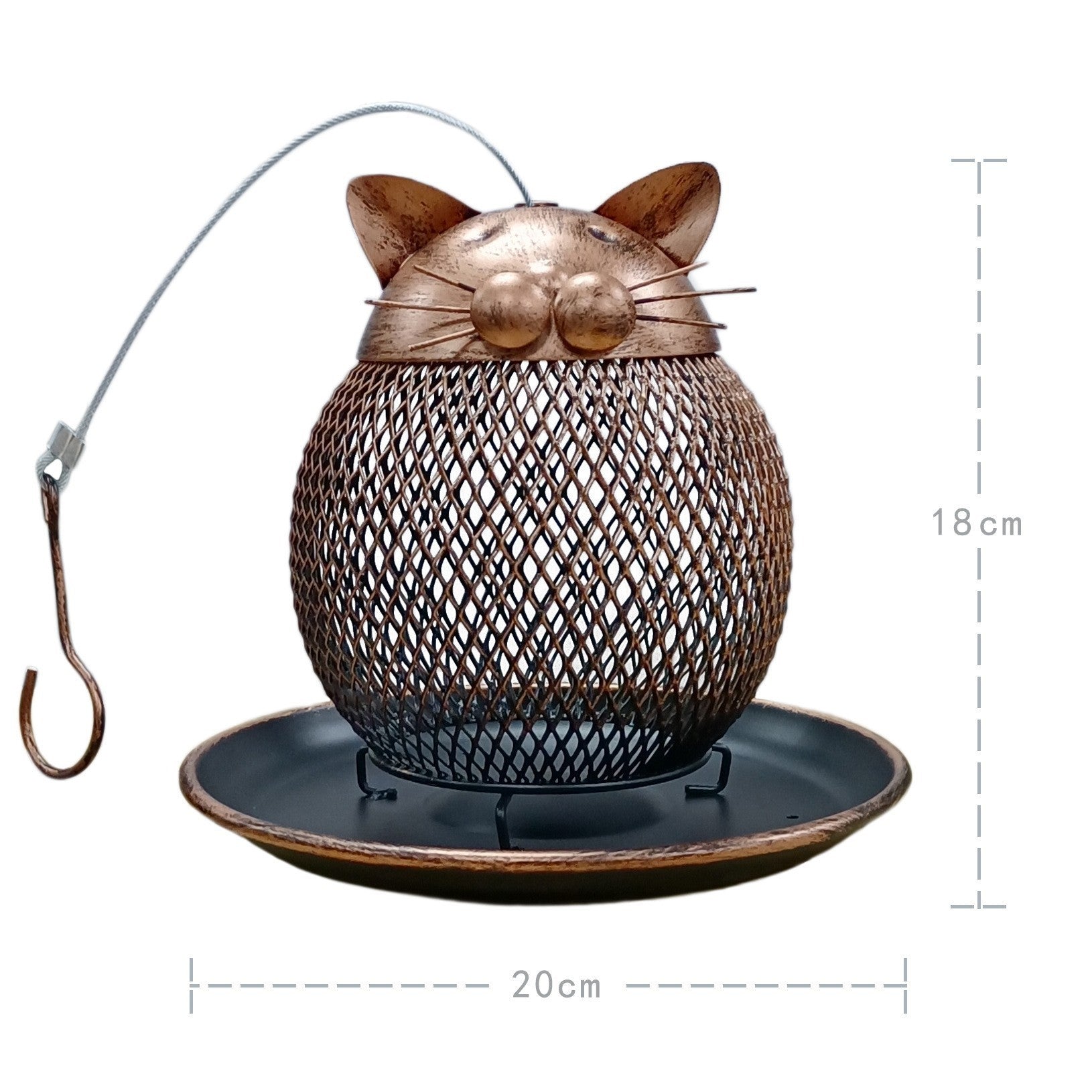 Cat Shaped Bird Feeder