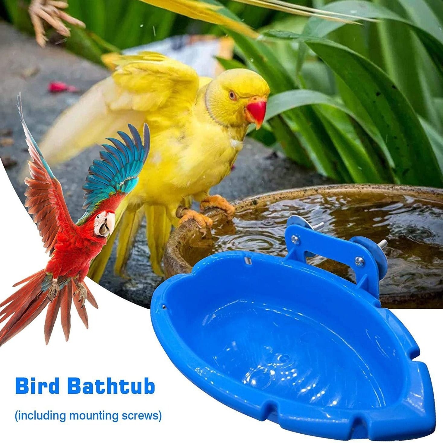 Multifunctional Bird Bathtub