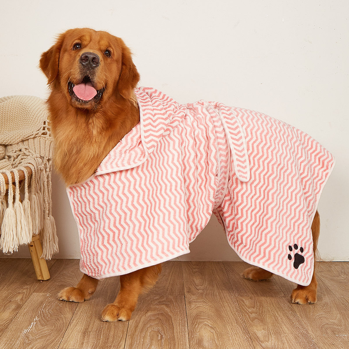 Pet Microfiber Bathrobe Towel