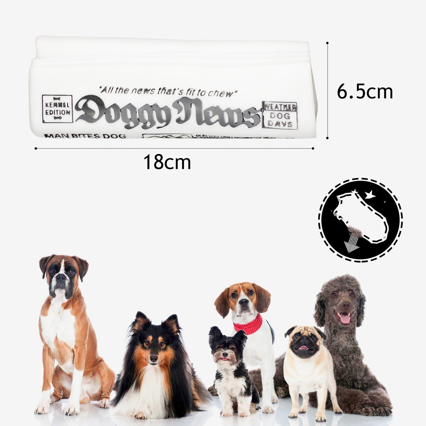 Dog Newspaper Toy