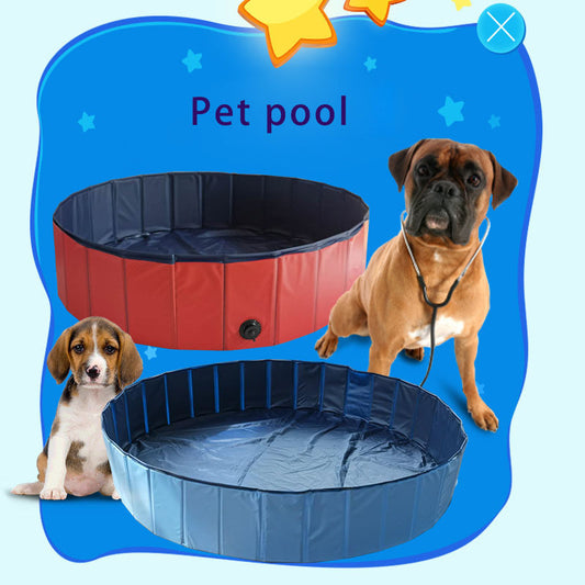 Portable Pet Pool Foldable Bathtub