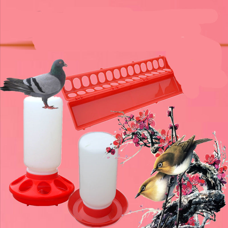 The Bird Feeder and Water Trough