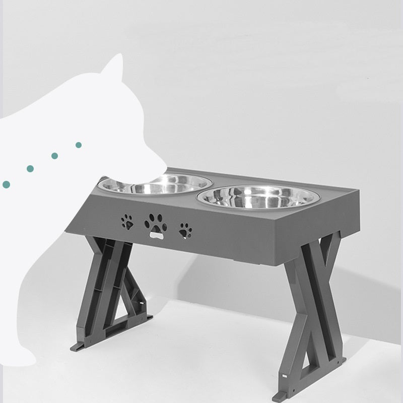 Adjustable Height Dog Food Bowl