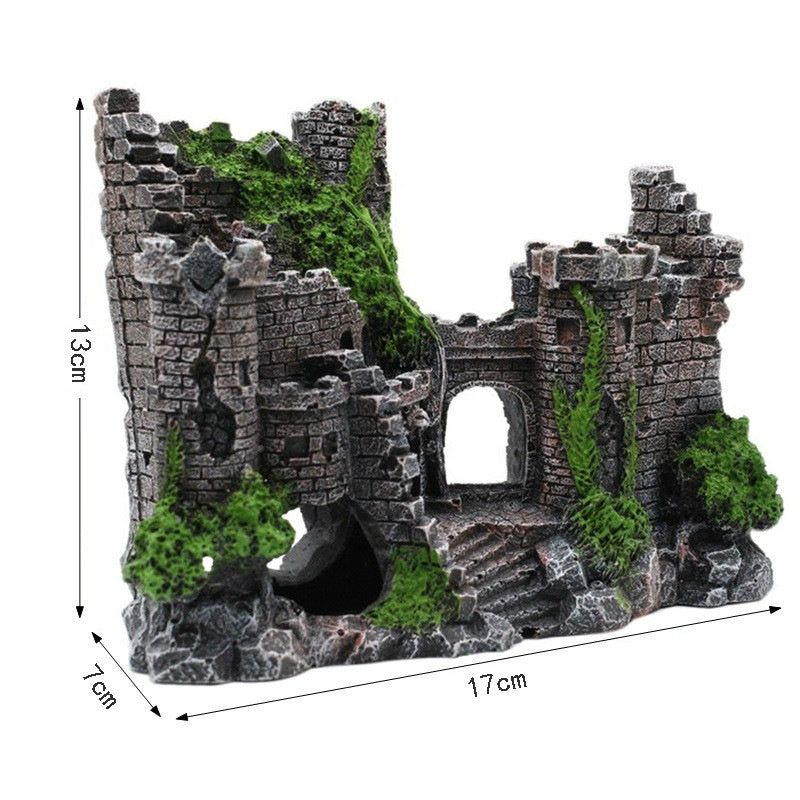 Fish Tank Resin Castle