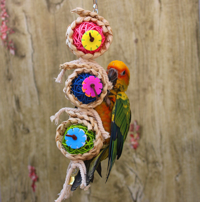 Pet Bird Vine Ball Twist String