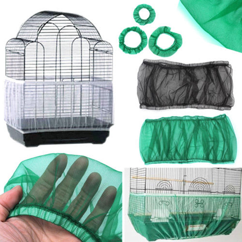 Mesh bird cage cover