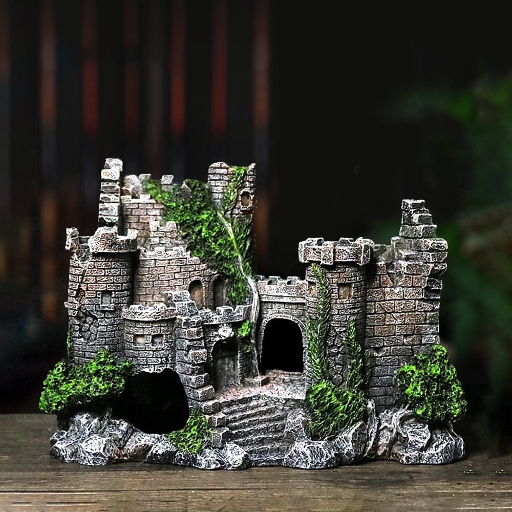 Fish Tank Resin Castle