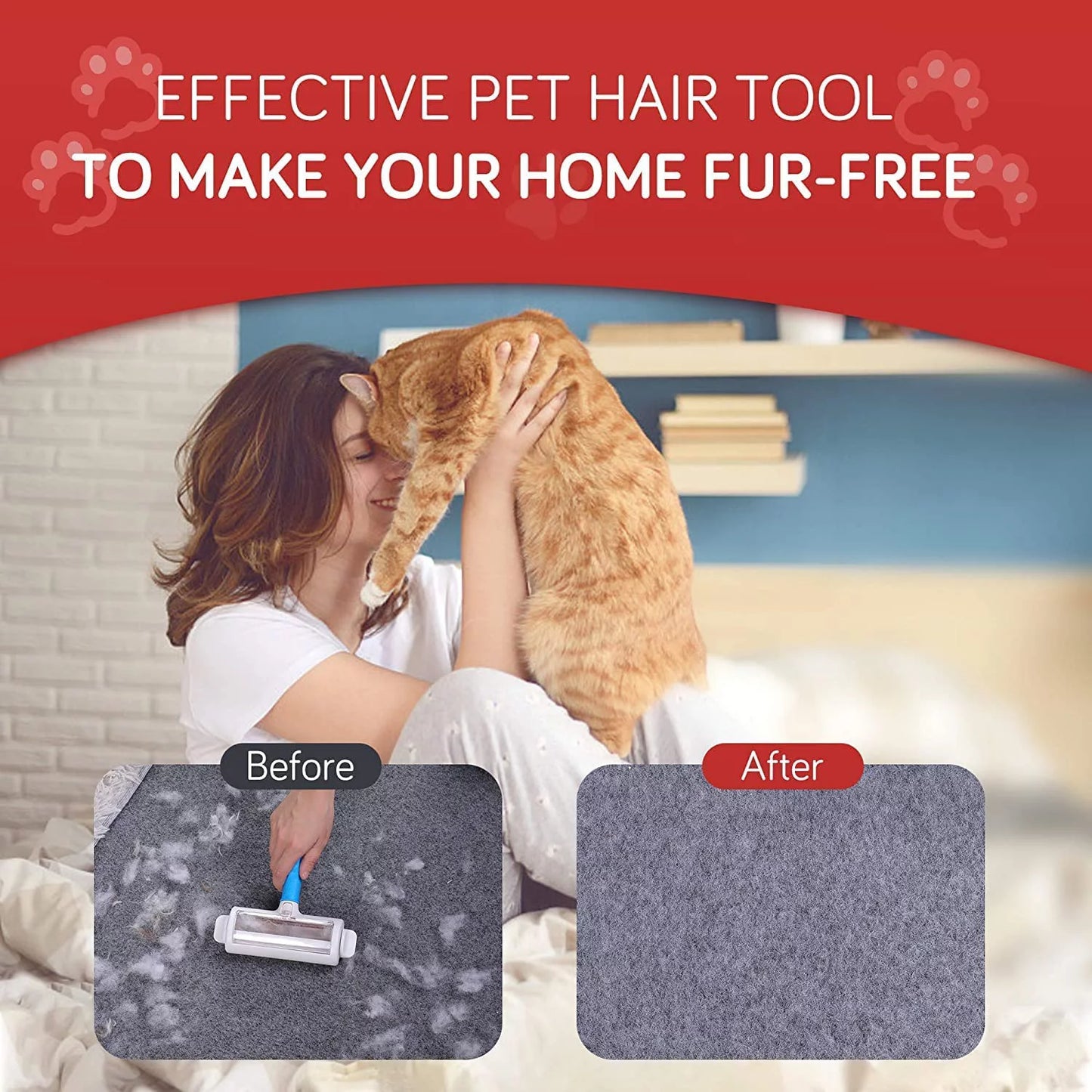  Reusable Cat & Dog Hair Remover