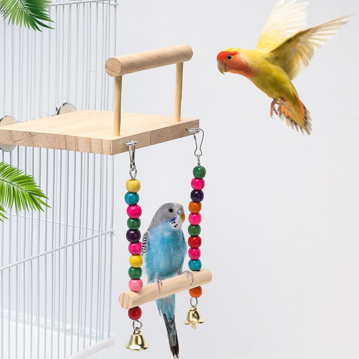 Bird Ring Climbing Ladder Cage