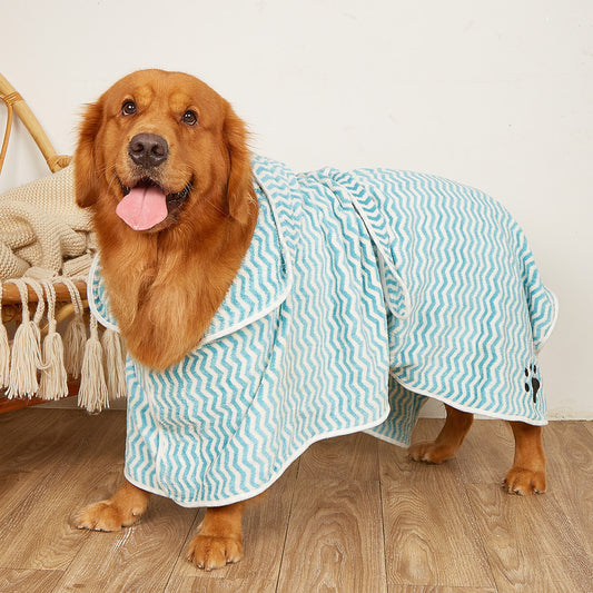 Pet Microfiber Bathrobe Towel