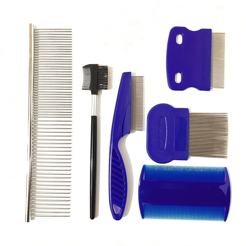 Stainless Steel Flea Comb 4-piece Set