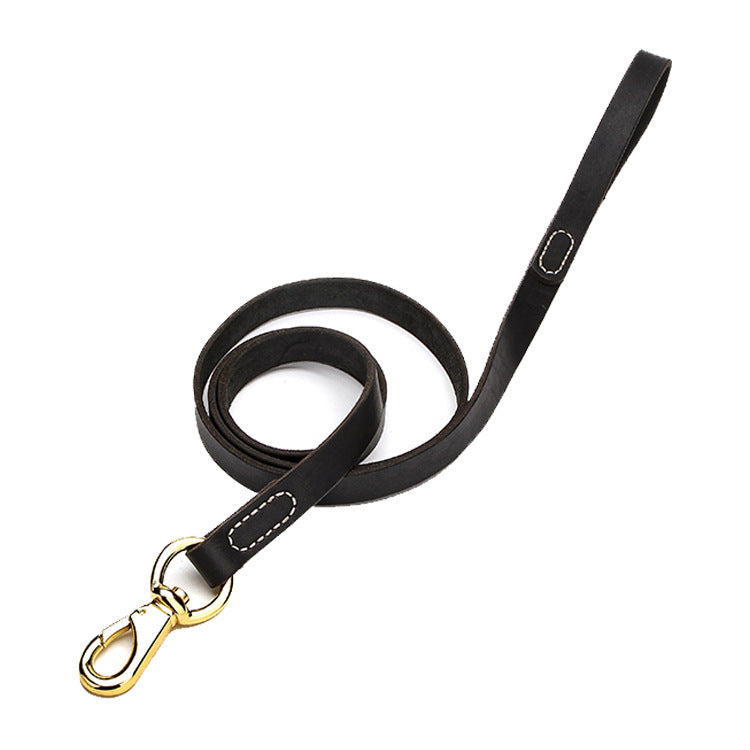 Dog Cowhide Leash 