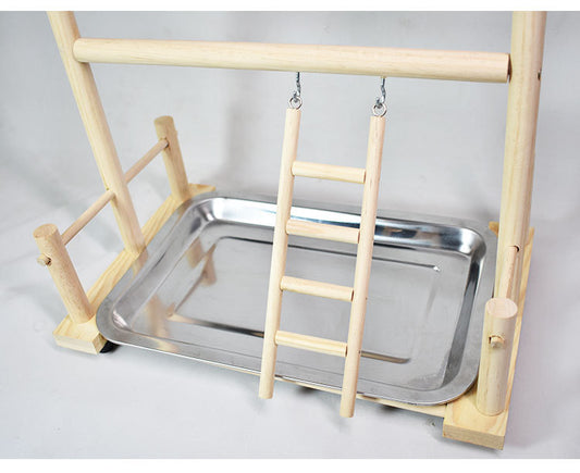 Solid Wood Toy Swing Climbing Ladder