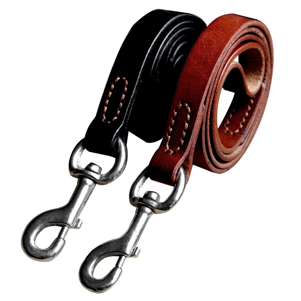 Dog Cowhide Leash 