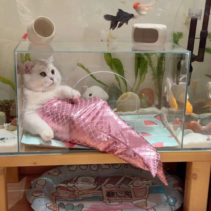 Mermaid Tail Cat Decoration