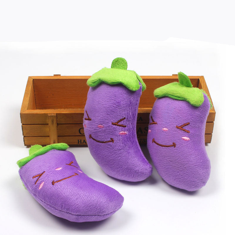 Dog Eggplant Toy