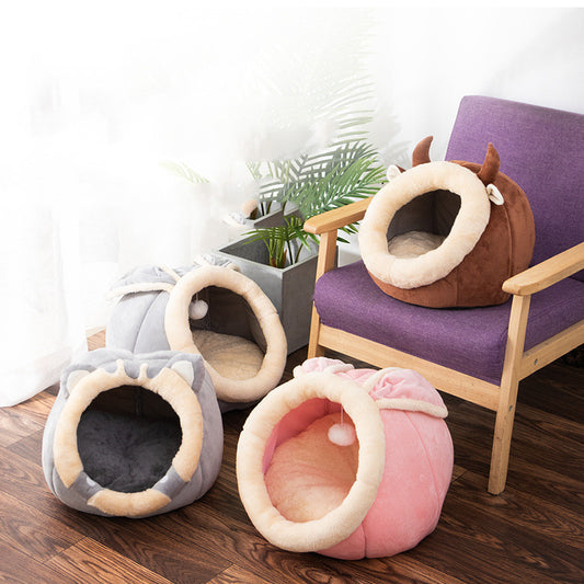 Cat Soft Round Bed