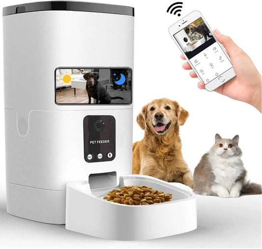 Automatic 6L Pet Feeder for Cats and Dog