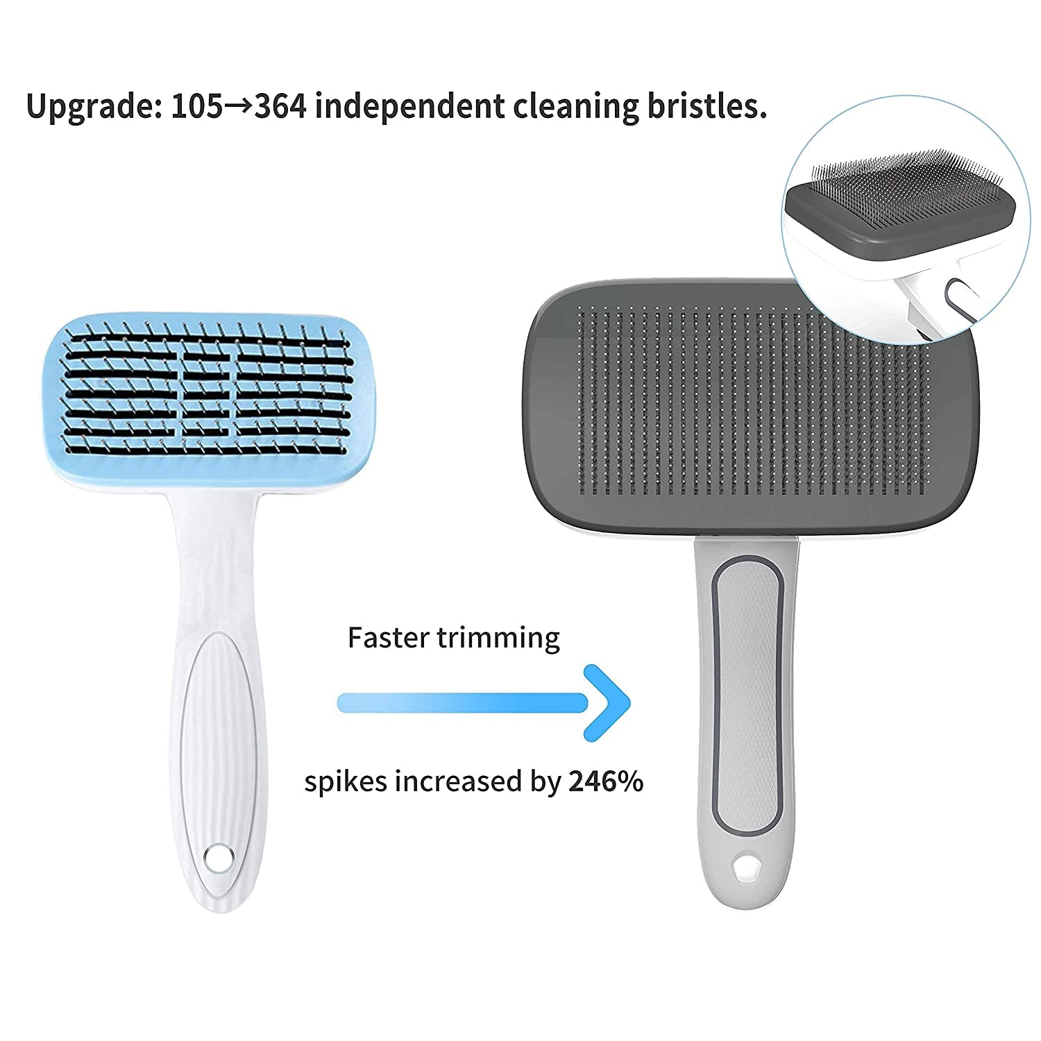 Self Cleaning Slicker Brush for Dogs