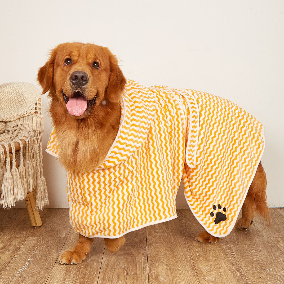 Pet Microfiber Bathrobe Towel