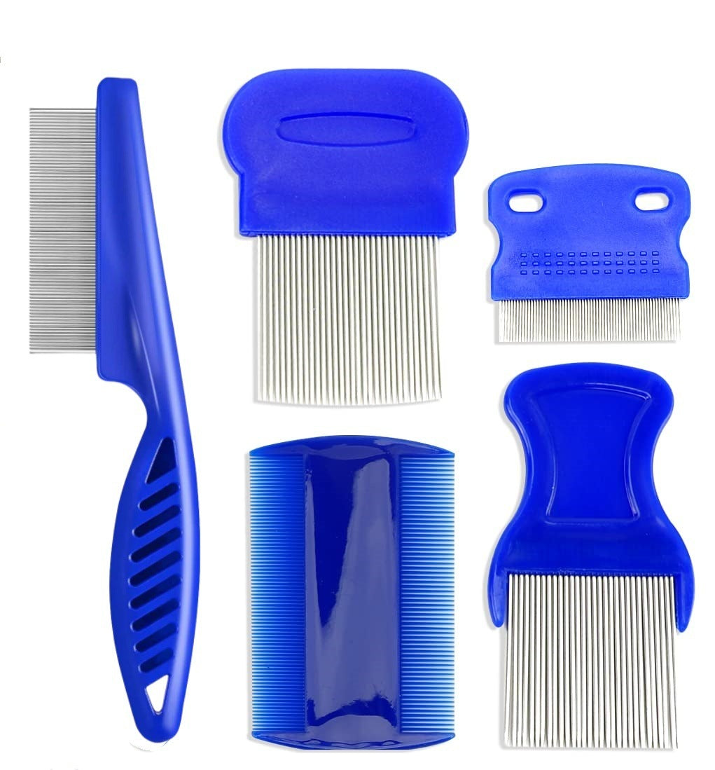 Stainless Steel Flea Comb 4-piece Set