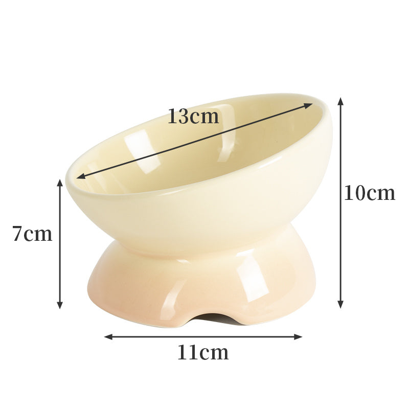 Cervical Protection Cat Bowl